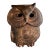 1960s Mid-Century Japanese Cast-Iron Owl Incense Burner/Oil Lamp With Removable Head For Sale