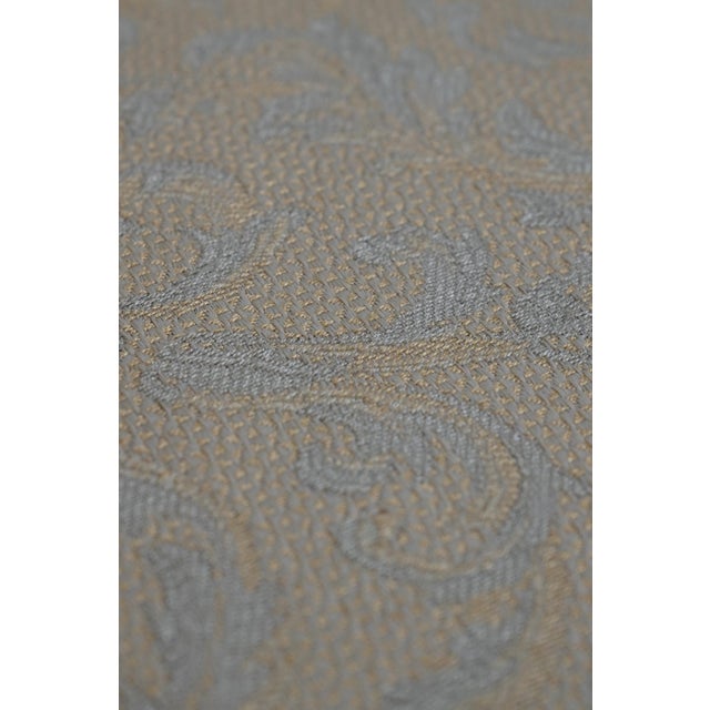 Pair Vintage French Louis XVI Style Fireside Chairs For Sale - Image 9 of 12