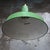 Vintage Industrial American Green Enamel Pendant Light For Sale - Image 4 of 5