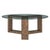 Kenneth Ludwig Chicago Ignis Round Glass Coffee Table For Sale - Image 4 of 5