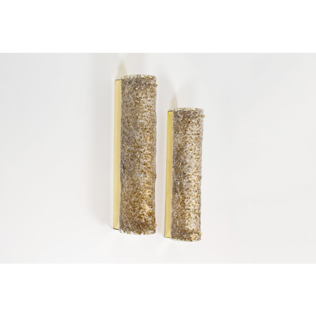 Vintage Murano Glass Tube Wall Lamps from Hillebrand, 1970s, Set of 2 For Sale - Image 13 of 13