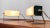 Minimalist Space Age desk lamps from Leclaire & Schäfer. A very linear and delicate design. The cuboid body is made of...