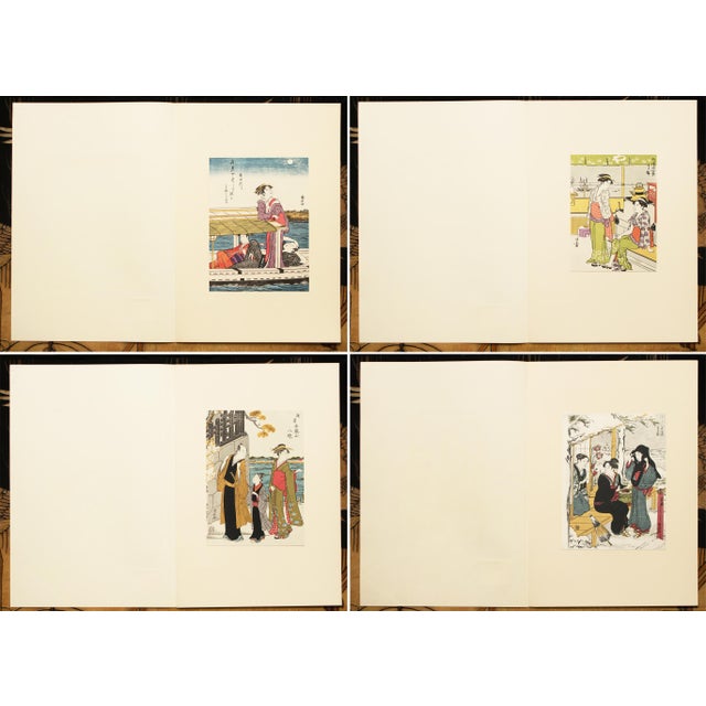 Rare XL 1964 Kiyonaga, First Edition Collection of 24 Masterpieces in an Original Case and Box For Sale - Image 11 of 18