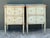 Baby Blue Vintage Italian Regency Hand Painted Nighstands - Set of 2 For Sale - Image 8 of 12