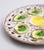 Mid-Century Modern Vintage French Green & Yellow Lemon Majolica Oyster Plate, After Vallauris For Sale - Image 3 of 6