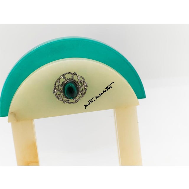 Marta marzotto photo frame, made in italy, 1980s. Fantastic picture frame signed marta marzotto. The structure of the...