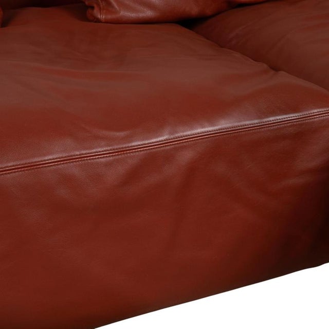 Leather Corner Sofa and Ottoman from Walter Knoll, Set of 2 For Sale - Image 9 of 18