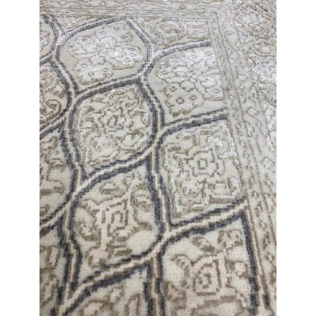 1990s Handwoven Persian Gunbad Style Rug 3x5 For Sale - Image 9 of 11