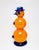 1970s Bohemian Glass Snowman Figure, 1970s For Sale - Image 5 of 16