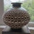 Mid-Century Modern Large 12" Vintage Peruvian Chulucanas Art Pottery Statement VaseCircumference For Sale - Image 3 of 10