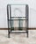 Black Vintage Auxiliary Table with Scoubidou Magazine Rack, 1950s For Sale - Image 8 of 13