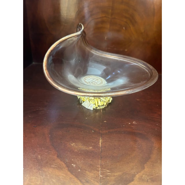 Italian Vintage 1960s Italian Glass Bowl For Sale - Image 3 of 7