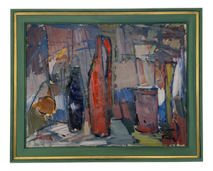 G. Falck, Still Life, 1960s, Oil on Canvas, Framed