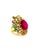 Ruby Red Bochic “Capri” Vintage Ruby, Multi Sapphire & Diamond Ring Set In 18K Gold & Silver For Sale - Image 8 of 11