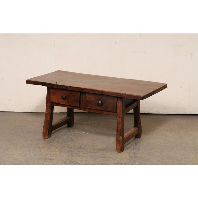 Late 18th Century Two-Drawer Coffee Table, Spain For Sale - Image 4 of 11