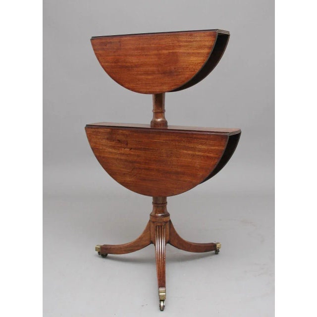 Brown Early-19th Century Mahogany Dumbwaiter For Sale - Image 8 of 12