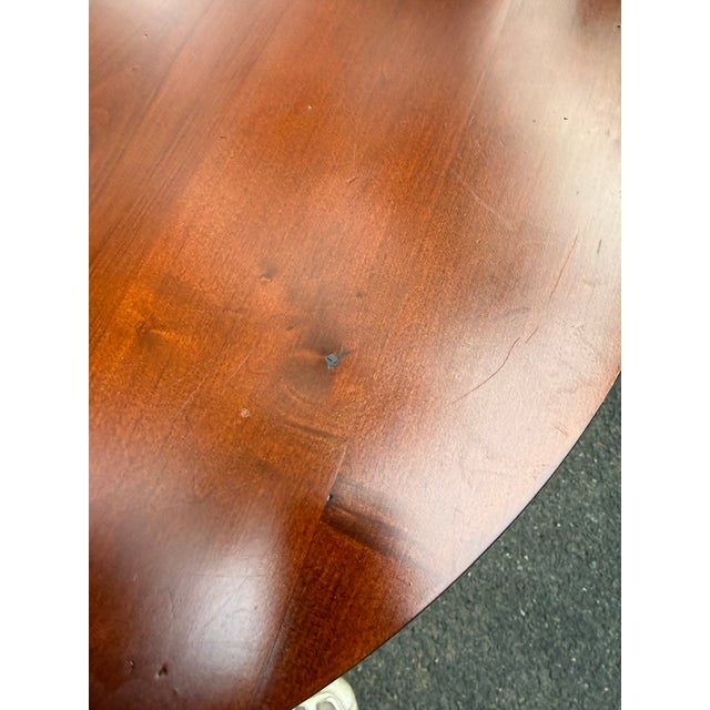 Brown Ethan Allen British Classics Lamp Table For Sale - Image 8 of 10