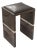 "Galeone" Bar Stool With Stainless Steel, Walnut and Bronze Details For Sale