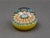 Perthshire Scotland Millefiori 16 Spoke Radial Twist Art Glass Paperweight. Measures approximately 3" diameter, 2 1/4" high.