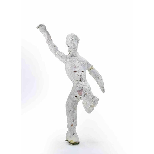 1960s Modern Runner Terracotta Sculpture by Sirio Pellegrini, 1960s For Sale - Image 5 of 5