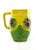 Ceramic Vintage Japanese Majolica Style Strawberry Pitcher With Basketweave Base For Sale - Image 7 of 12