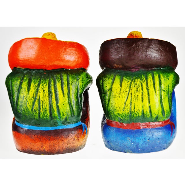 Vintage Ceramic Sleeping Mexican Garden Statues A Pair Chairish