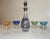 Up for sale is a very high quality vintage cut to clear crystal decanter set. This exquisite set consists of 5...