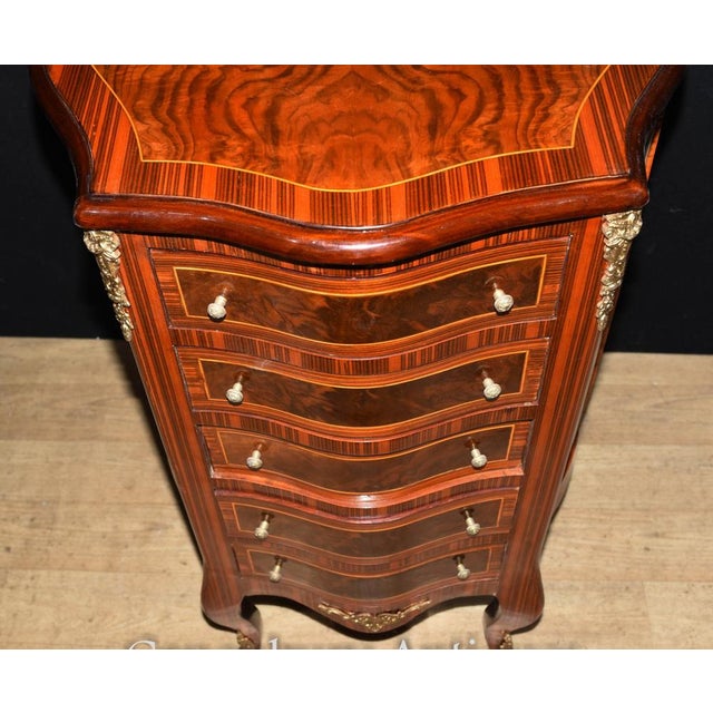 Wood French Empire Chests of Drawers, Set of 2 For Sale - Image 7 of 12