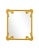 Fleur Home Carnival St. Roch Rectangle Mirror in Gold Leaf, 36x48 For Sale