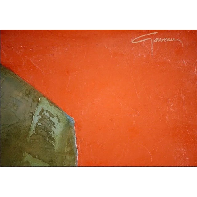 Contemporary Vintage School of Paris French Modernist Fauvist Oil Painting by Claude Gaveau For Sale - Image 3 of 10