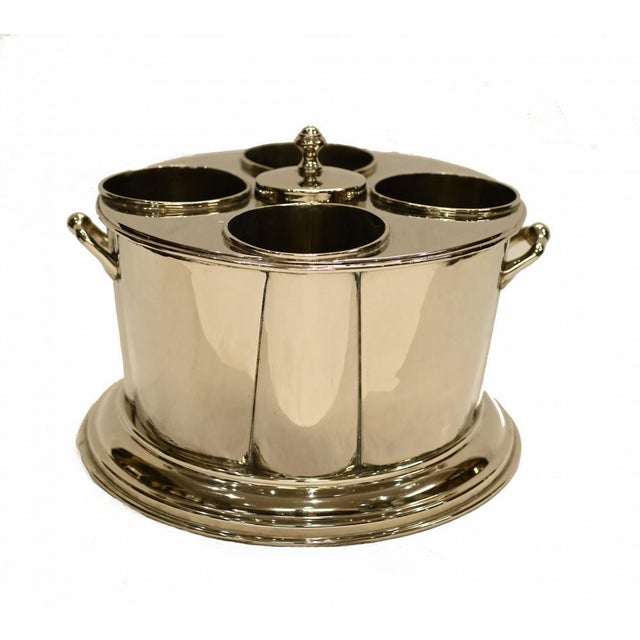 Silver-Plated Wine Cooler For Sale - Image 6 of 10