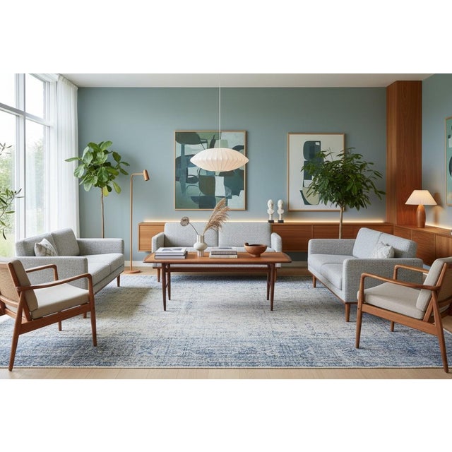 Mid-Century Modern Vintage Coffee Table in Teak and Walnut from HMB Rörvik, 1960 For Sale - Image 3 of 13
