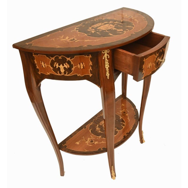 French Louis XVI Console Tables or Nightstands, Set of 2 For Sale - Image 9 of 11