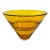 2005 Contemporary Handblown Glass Bowl With Black Spun Accent, Artist Signed, After Murano For Sale