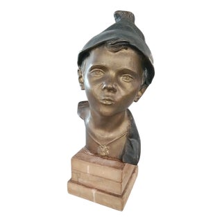 Bronze Sculpture by De Martino For Sale