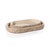 A beautiful fusion of natural fibers and leather, this oval raffia tray features a fine natural raffia fabric interior and...