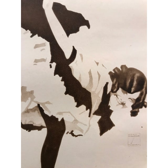 Original Double- Sided 1926 German Art Deco Fashion Print, Kitty Starling Starling/Coffee House For Sale - Image 4 of 7