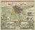 Antique Map and Views of Batavia by Homann Heirs, 1733 For Sale