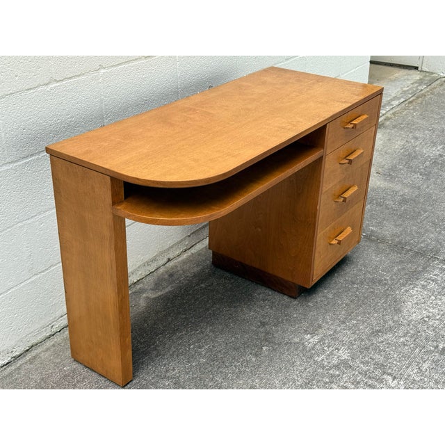 1930s 1930s Eliel Saarinen Designed Desk by Johnson Furniture Co For Sale - Image 5 of 12