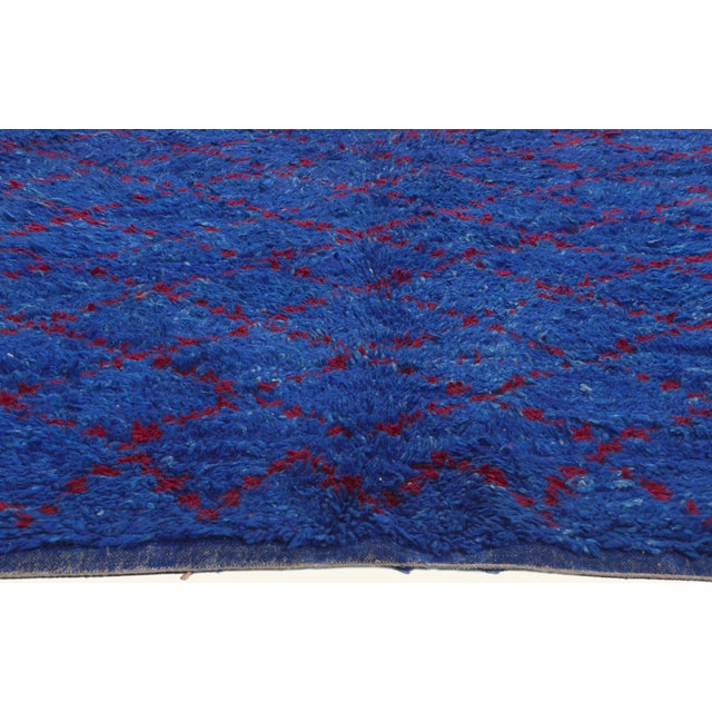Berber Tribes of Morocco Vintage Beni MGuild Moroccan Rug, 06'03 X 10'02 For Sale - Image 4 of 10