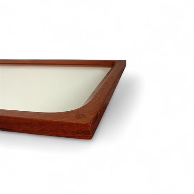 Mid-Century Danish Teak Model 162 Hallway Mirror by Aksel Kjeersgard, 1960s For Sale - Image 11 of 12