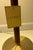2020s Ralph Lauren Brass and Leather Candlestick Buffet Lamps - Pair For Sale - Image 5 of 7