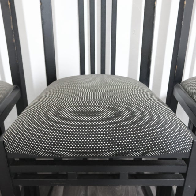 Modern Wooden Throne Chairs by Giorgetti Tris, 1970s, Set of 3 For Sale - Image 12 of 18