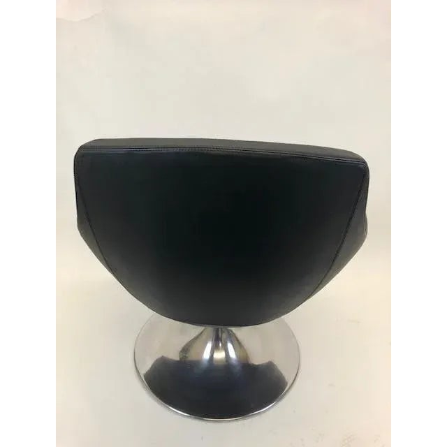 Mid-Century Modern Modern Italian Black Chair by Michieli For Sale - Image 3 of 13