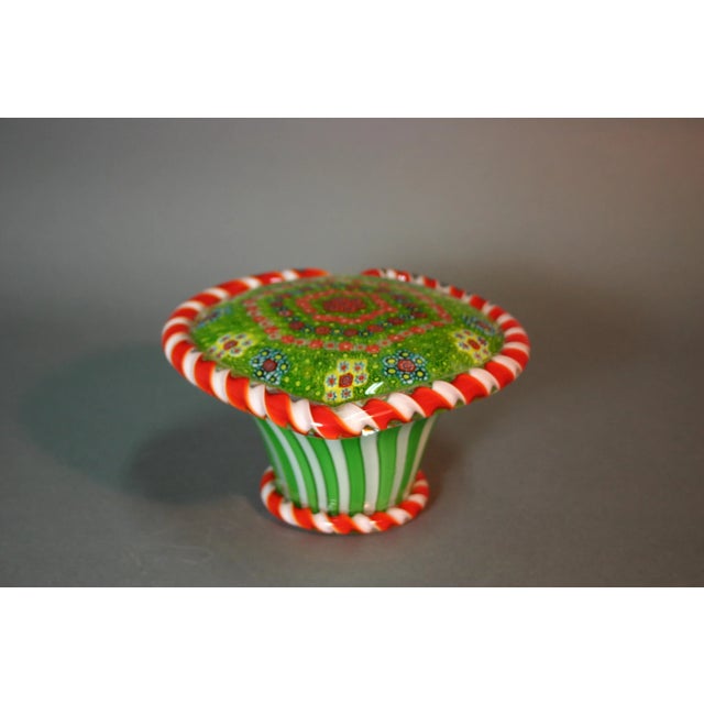 What a Great Valentine's Day Present....Your heart in art glass! This is an extraordinary piece of millefiori art glass in...