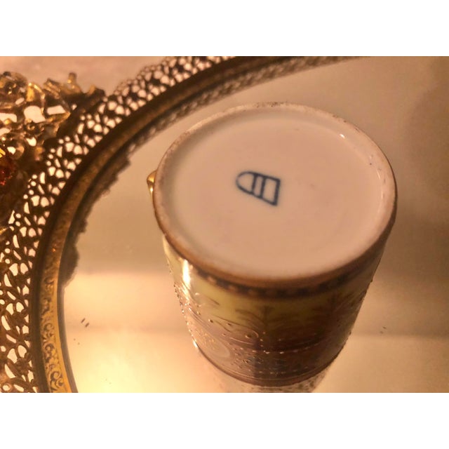 Late 19th Century Antique Royal Vienna Miniature Tea Cup, Versace's Inspiration For Sale - Image 5 of 6