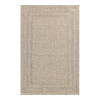 Amber Lewis x Loloi Windsor Ivory / Spa 3'-6" x 5'-6" Accent Rug For Sale