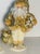 Traditional Vintage Santa Claus Figure in Gold Brocade With Gifts For Sale - Image 3 of 5