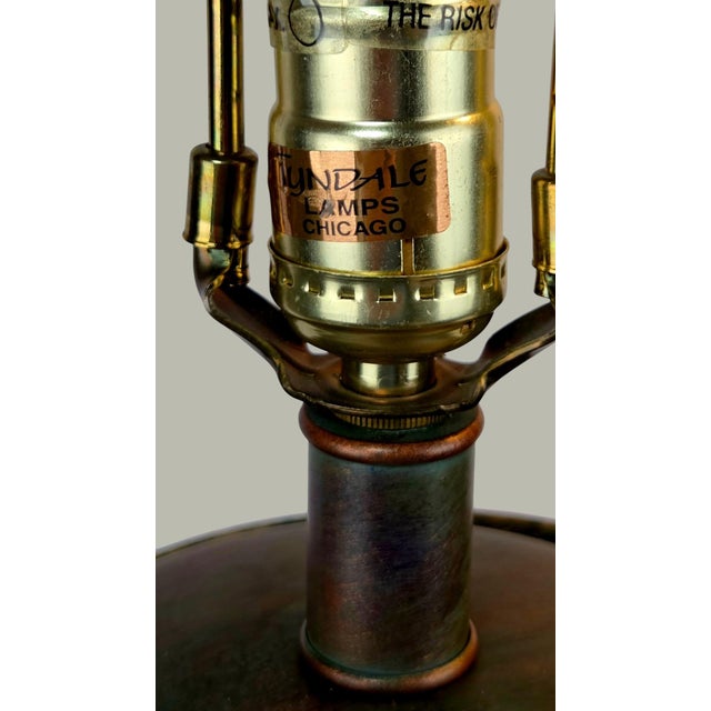 Wood Monumental Tyndale for Frederick Cooper Gadrooned Urn Lamp, Chicago, C. 1970s–80s For Sale - Image 7 of 18