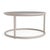 Brown Jordan Walter Lamb Aluminum 20" Round Occasional Table, Glass Top, Dove frame For Sale - Image 13 of 13